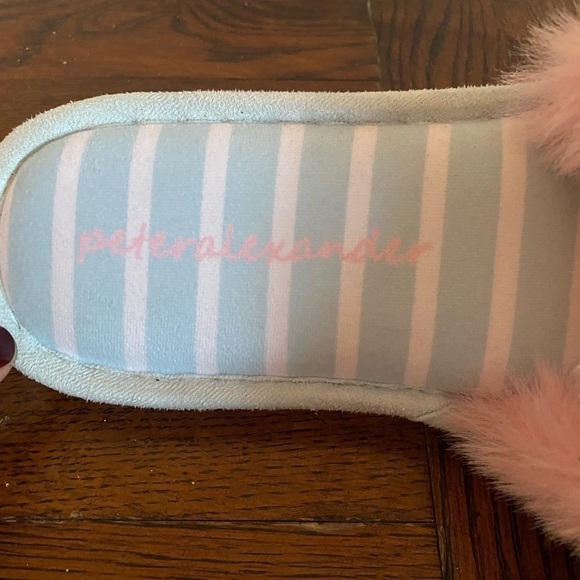Peter Alexander Fluffy Slide On Slippers US 9/10 - Picture 3 of 6